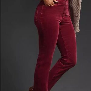 Universal Threads Women's Burgundy Corduroy Pants